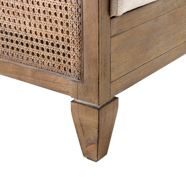 Aspen Driftwood Linen Accent Chair