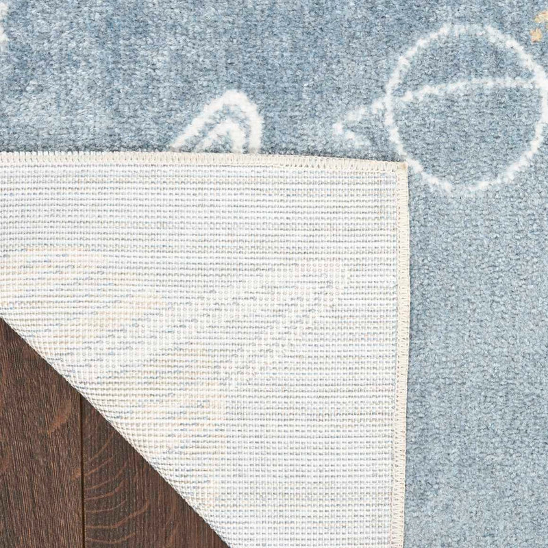 Rocket Blue Multicolour Area Rug