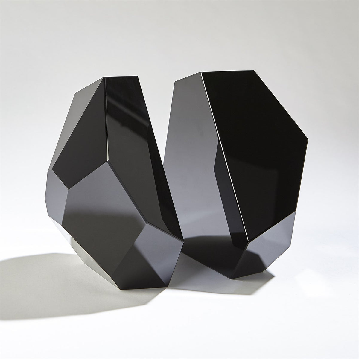 Cherie S/2 Black Crystal Bookends