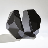 Cherie S/2 Black Crystal Bookends