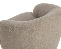 Fuwari Shearling Swivel Accent Chair
