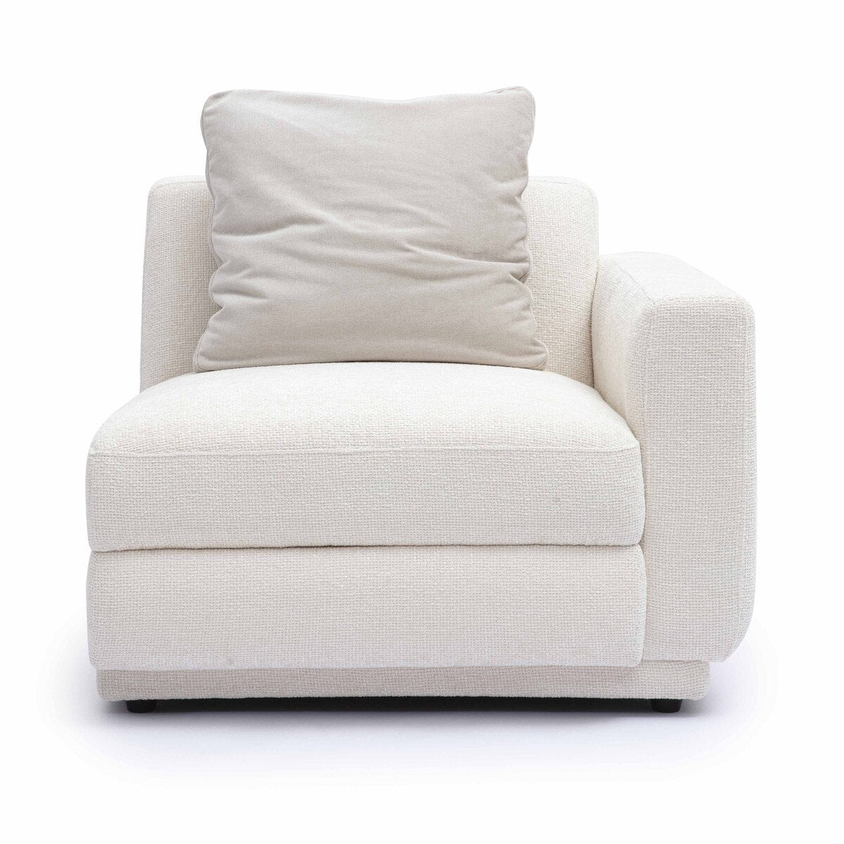 Arabella Cream Chenille Modular RAF Corner Chair