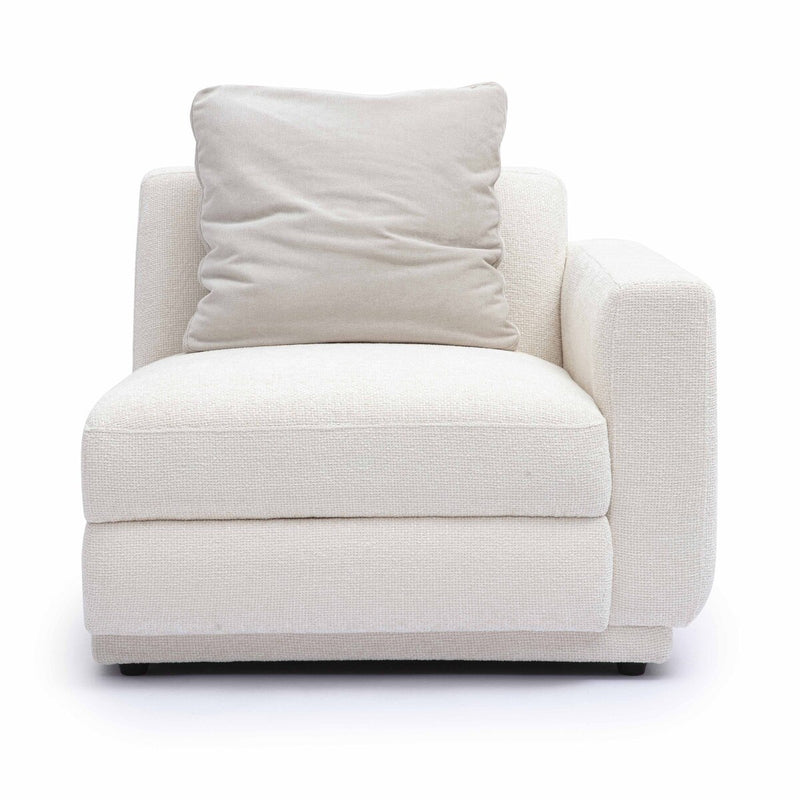 Arabella Cream Chenille Modular RAF Corner Chair