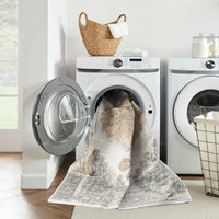 Pheobe Grey & Gold Washable Area Rug