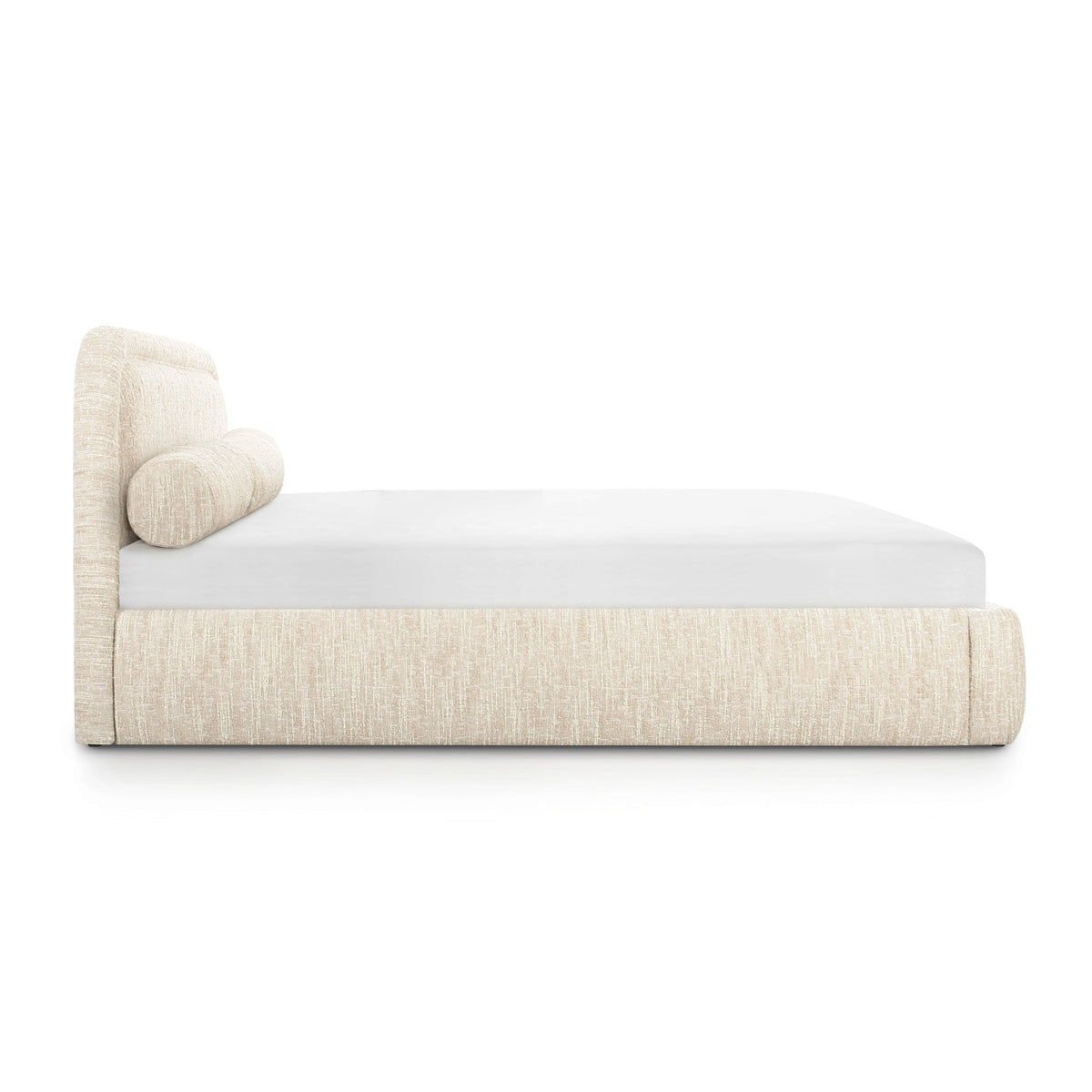 Murielle Taupe Textured Performance Boucle Bed