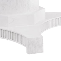 Taylore 48" Round White Glazed Dining Table