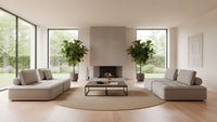 Odile Modern Grey Modular 4-Piece Sectional Sofa