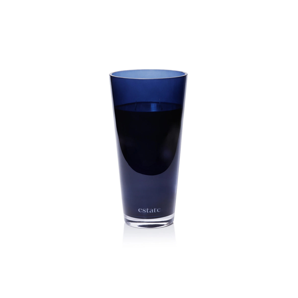 Estate Large Candle - 115 oz Navy Blue/Agave (Set 0f 2)