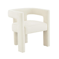 Sloane Cream Performance Velvet Chair