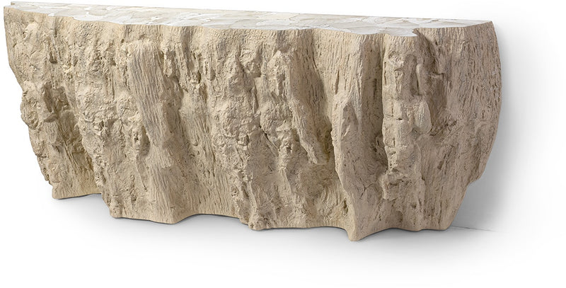 Camilla Fossilized Clam Console Table (2 Sizes Available)