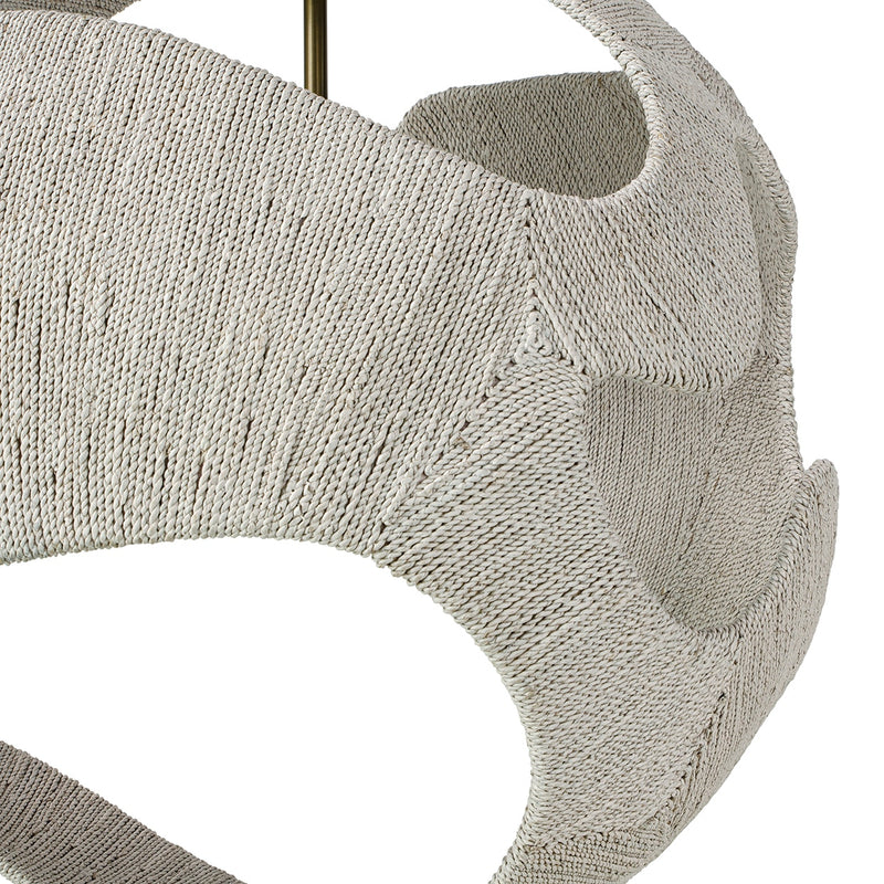 Corsica White & Gold Pendant (3 Sizes Abvailable)