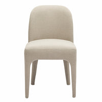 Margarette Modern Upholstered Beige Dining Chair (Set of 2)