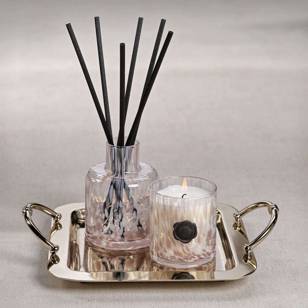 Opal Diffuser in Gift Box - White & Taupe/Rio de Janeiro (Set of 4)