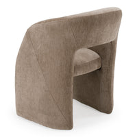 Verica Modern Tan Upholstered Dining Chair