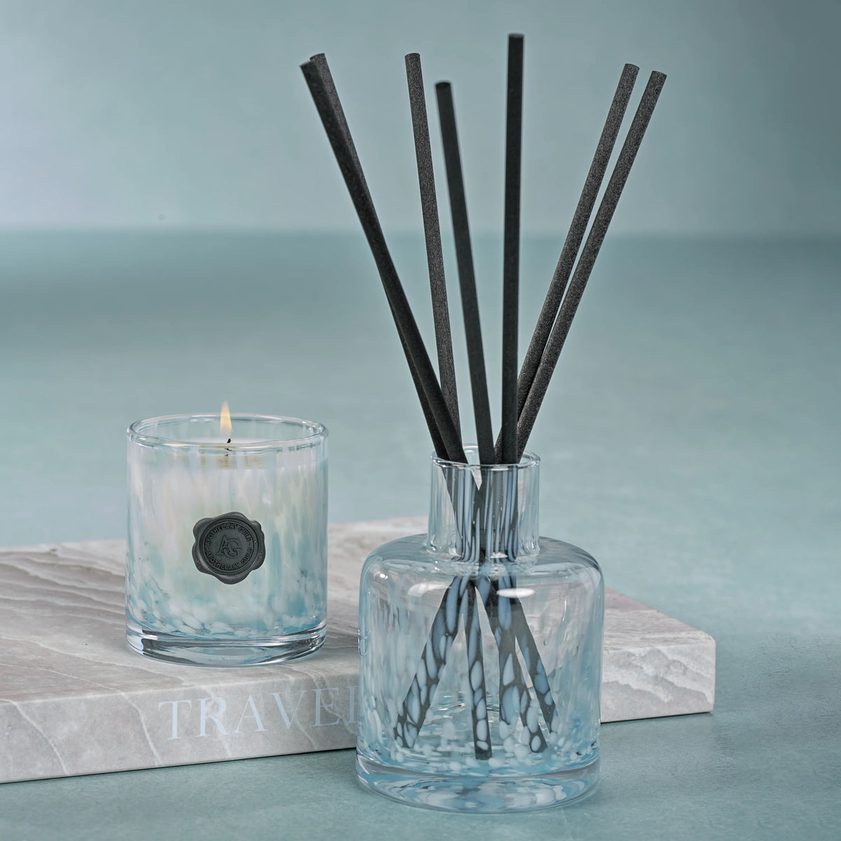 Opal Diffuser in Gift Box - Blue/Sunset Beach (Set of 4)