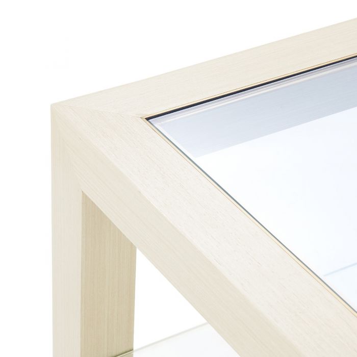 Layan 1-Drawer Side Table - Blanched Oak