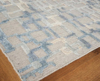 Olivia Grey/Blue Area Rug