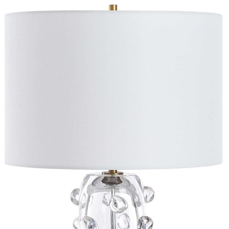 Griffin Gold & Glass Spheres Table Lamp