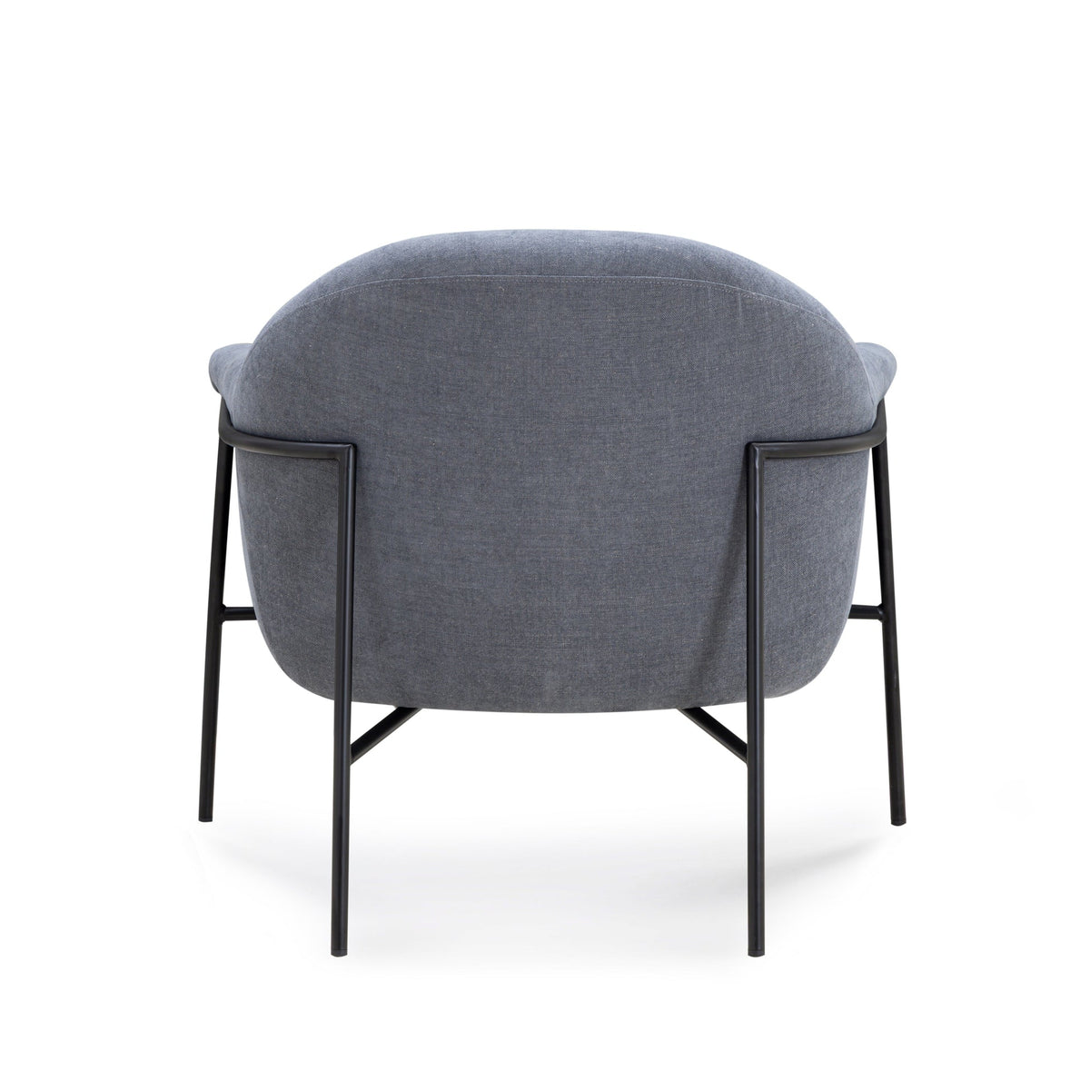 Lauren Blue Performance Chenille Accent Chair