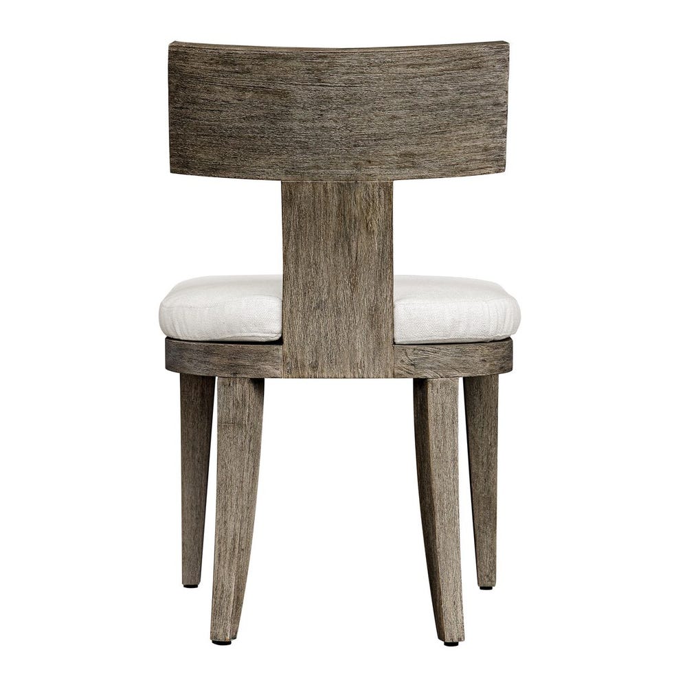 Sammantha White & Grey Outdoor Dining Chair (Set of 2)