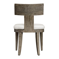 Sammantha White & Grey Outdoor Dining Chair (Set of 2)