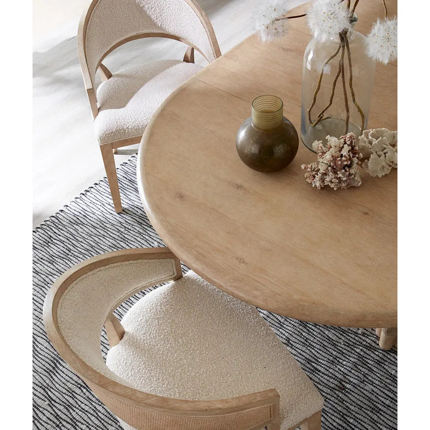 Nolita Natural & Cream Cane Barrel Back Chair