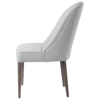 Alexa Off White Fabric Chair (Set of 2)