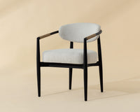 Marita Cream & Black Indoor/Outdoor Armchair
