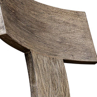 Sammantha White & Grey Outdoor Bar Stool
