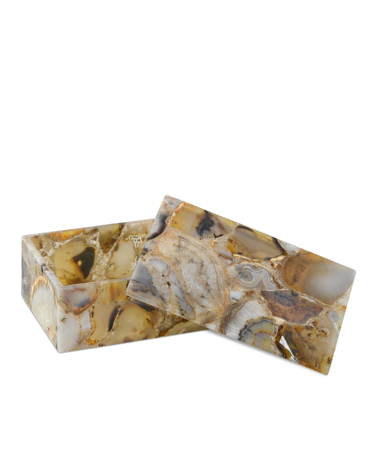 Leonie Black Agate Box (2 Sizes Available)