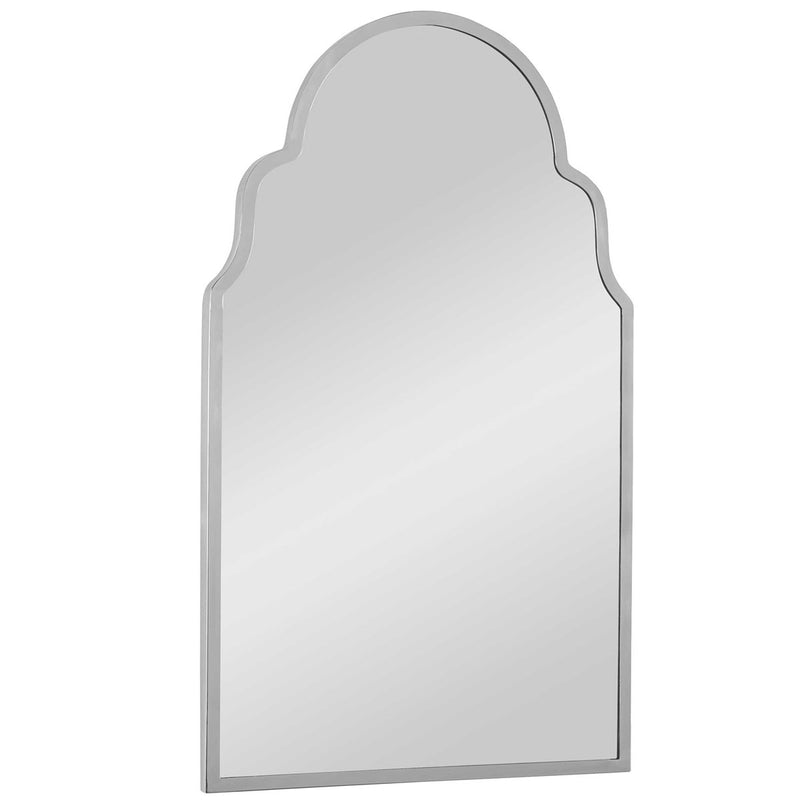 Amore 43" Silver Arched Mirror