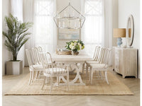 Tyla 86" - 122" Whitewashed Dining Table w/2-18in Leaves