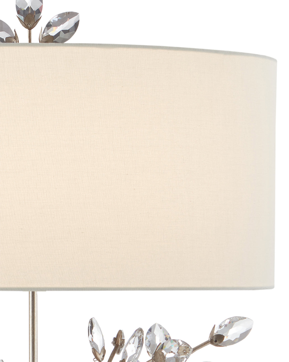 Forget-Me-Not Silver Table Lamp