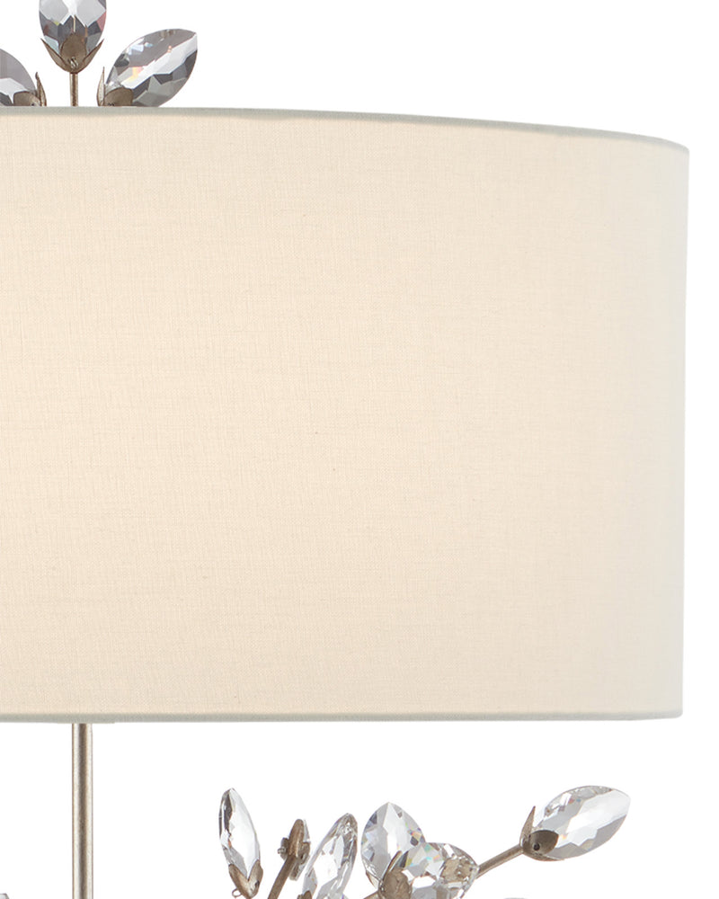 Forget-Me-Not Silver Table Lamp