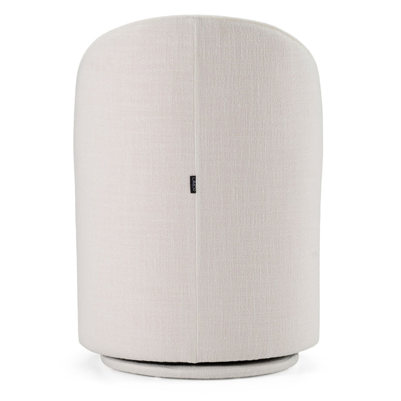 Bridget Modern White Swivel Dining Chair