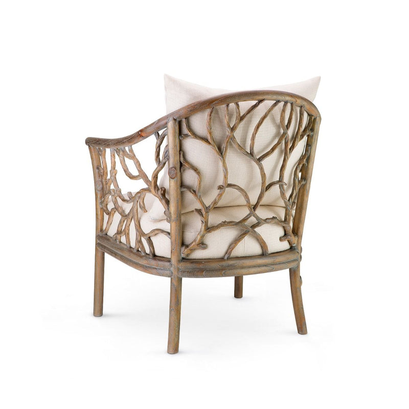 Ettah Driftwood & Linen Armchair