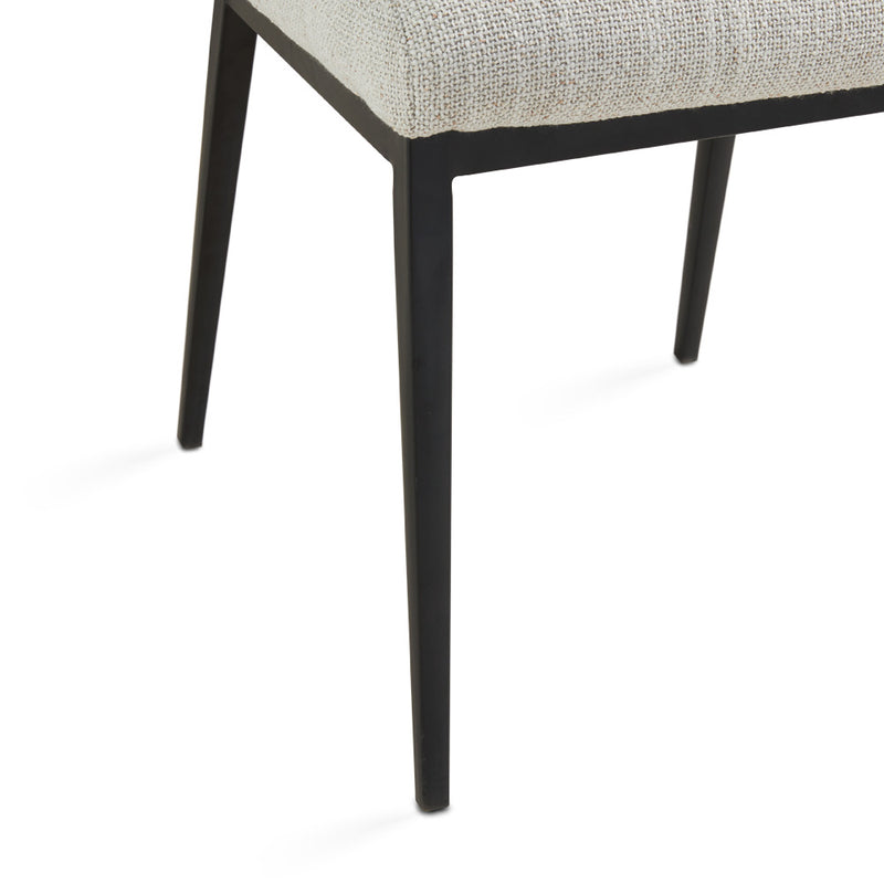 Flynn Grey Linen Dining Chair