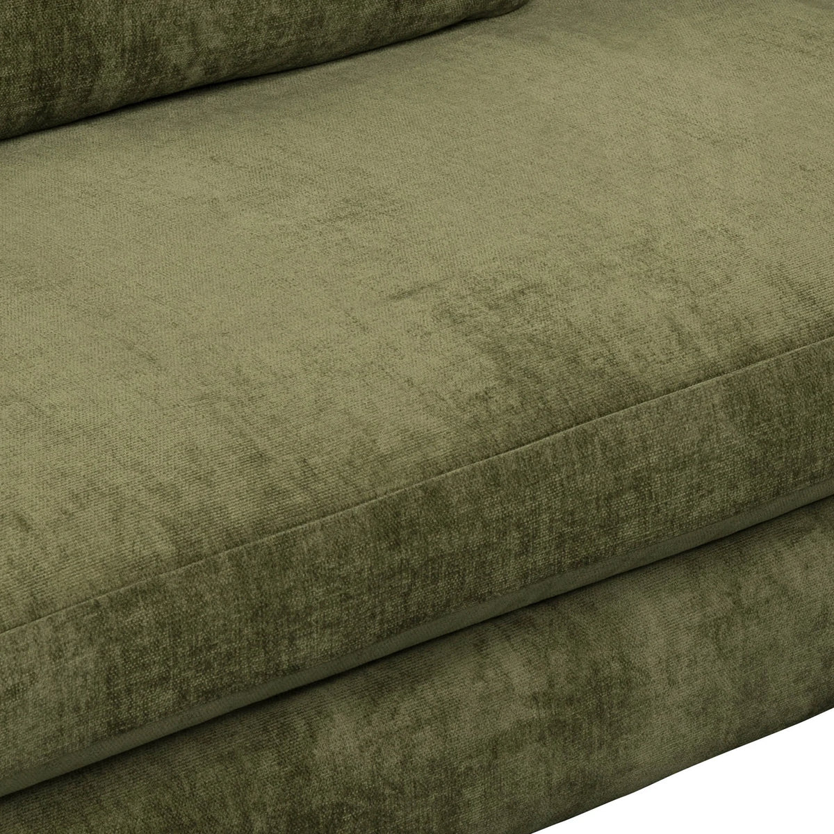 Aeliana Olive Green Velvet Sofa