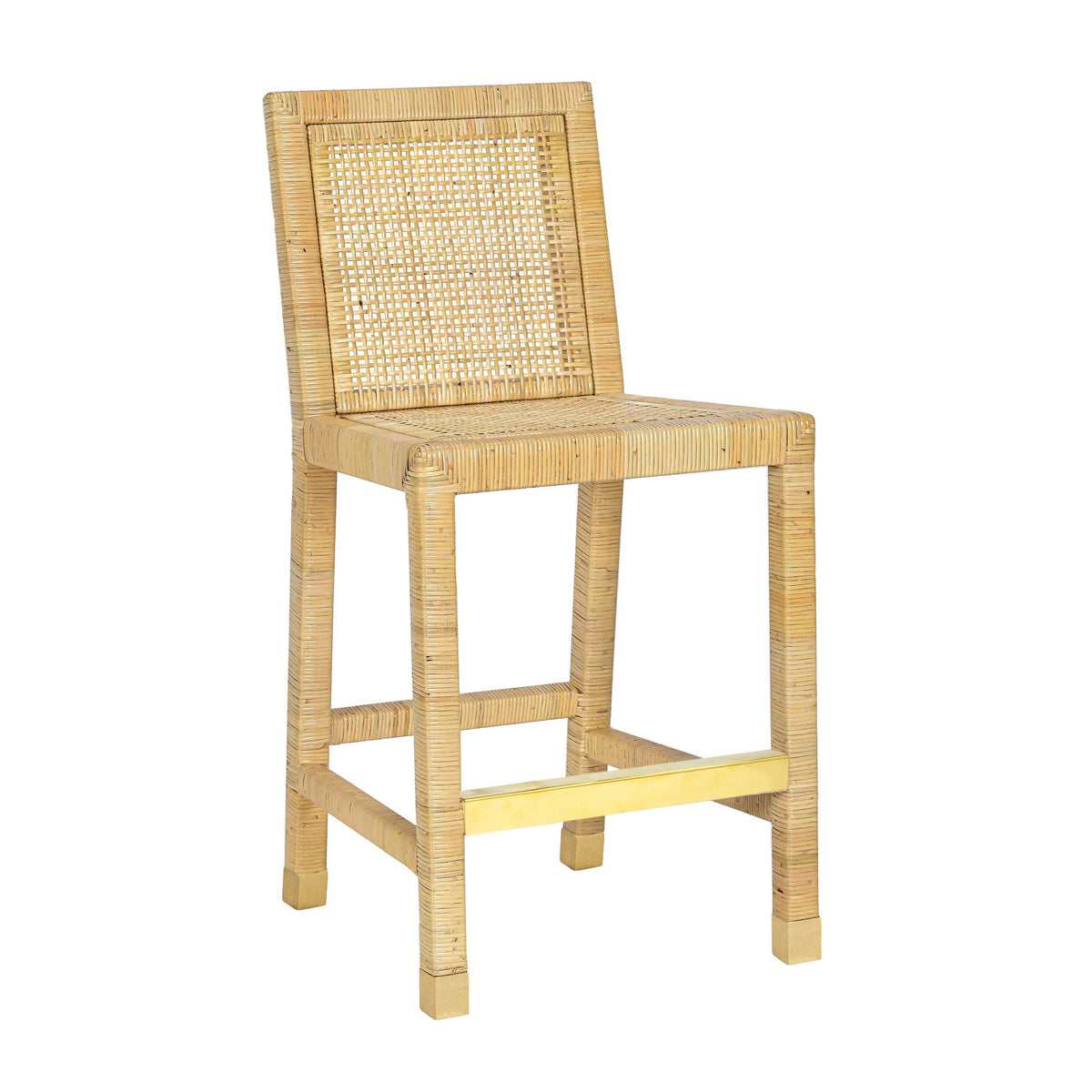 Eden Cream Contract Grade Linen Counter Chair