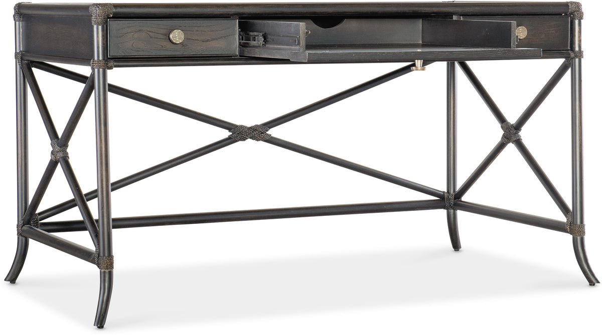 Nolita Black Sand 3 Drawer Desk