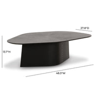 Roche Black Ash Nesting Coffee Table Set