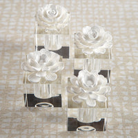 Modena Fleur d'Oranger Fragrance Porcelain & Crystal Diffuser (Sets of 2 & 4)- 2 Sizes Available