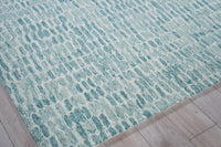 Reign Turquoise  Luxury Area Rug