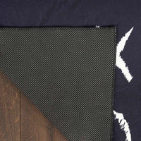 XO Black Area Rug