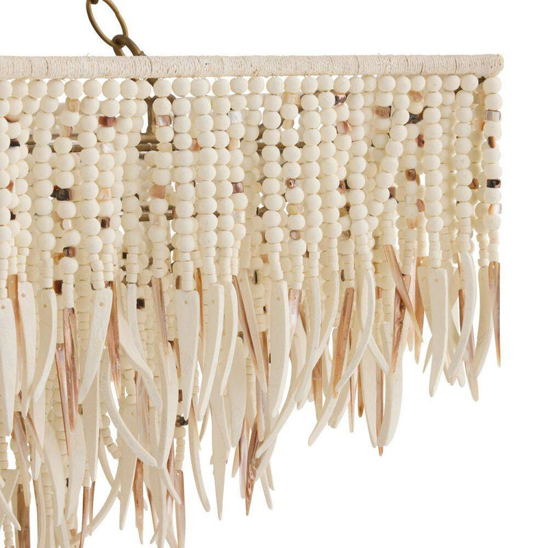 Josephine Ivory Mother of Pearl/Coconut Shell Chandelier