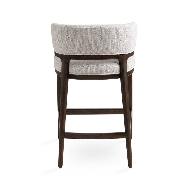 Lucian Grey Linen Counter Stool