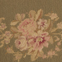 Taylor Vintage Beige Floral 25" x 25" Throw Pillow