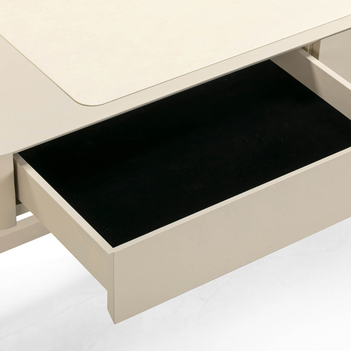 Alanna Taupe 2 Drawer Desk