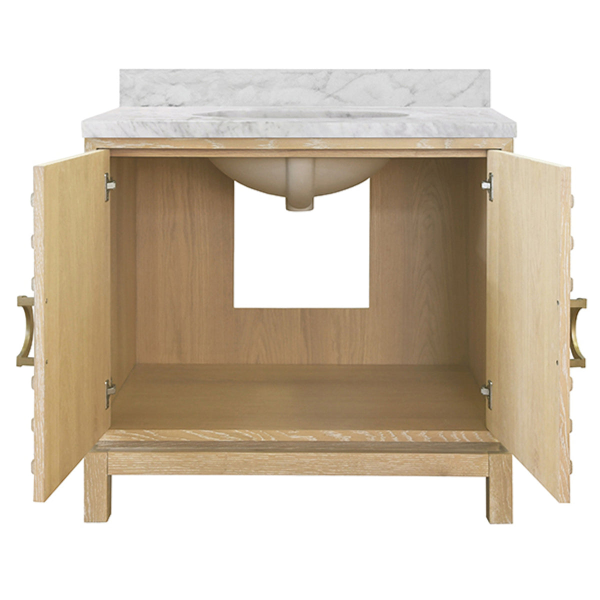 Milana 36.5  Rich Cerused Oak Bath Vanity