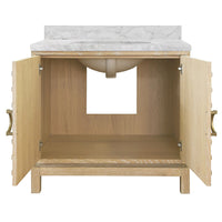 Milana 36.5  Rich Cerused Oak Bath Vanity